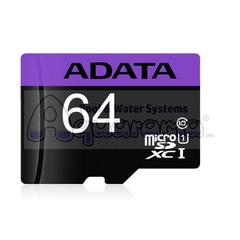 Memoria Micro SD ADATA UHS-I U1 - 64 GB 30 MB/s 10 MB/s Negro