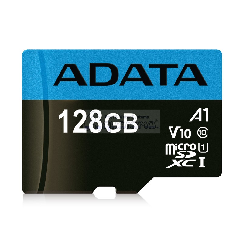 Memoria Micro SD ADATA AUSDX128GUICL10A1-RA1 - 128 GB 100 MB/s Negro Clase 10