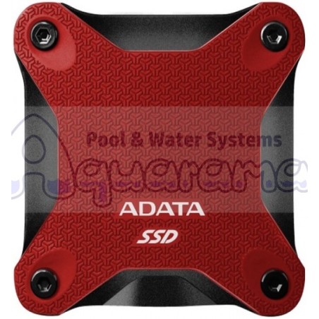 SSD Externo ADATA 240GB - 240 GB, USB 3.1, 440 MB/s, Rojo